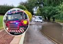 Firefighters respond to flood-related incidents as county is battered by bad weather