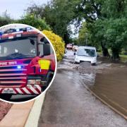 Firefighters respond to flood-related incidents as county is battered by bad weather