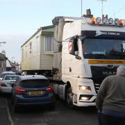TRAFFIC JAM: Residents are also concerned about lorries being diverted onto The Street in Ramsey after vehicles became stuck in the village in December last year following a similar diversion following an accident on the A120