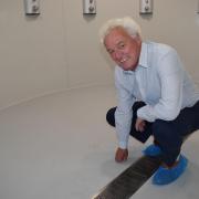 New floor - Mick Barry in the new-look facilities at Dovercourt Bay Lifestyles