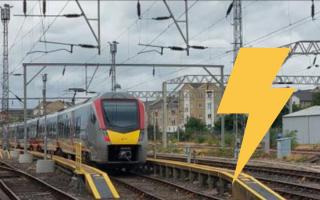 Delays - commuters are facing disruption after a lightning strike between Manningtree and Ipswich