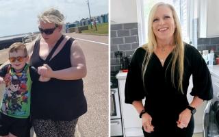 Inspiring - Megan Smith before and after her 6.5 stone weight loss