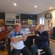 Social - David North (Left) bar manager and Richard Tomkins