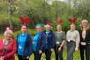 Seven members of the nursing staff on the care team at Little Havens