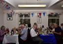 Delicious - Ex service personnel enjoying the meal in Parkeston. Credit: Robert Hall