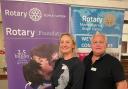 New Member - Helen Whitehead with rotary president Stephen Coiley. Picture: Manningtree Rotary