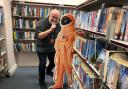 Organiser - Andrew Lipski in Manningtree Library. Picture: Gigaclear