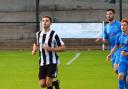 On target: Jamie Beecham scored in Harwich and Parkeston's 5-1 win at Haverhill Borough.
