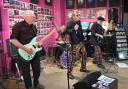 Amazing - The Groovy Arts Club Band performing at HMV in Colchester