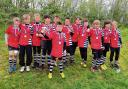 FINISHING THEIR SEASON ON A HIGH: Harwich and Dovercourt’s under-11s.