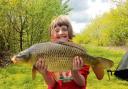 TOP CATCH: Rosie Mortimer managed to catch this 10lbs 2ozs common carp from Bradfield Lake.