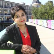 Baroness Shami Chakrabarti at Essex University during her time as chancellor
