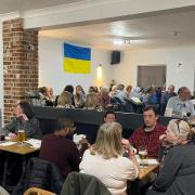 QUIZ TIME: Dovercourt residents have shown their support for Ukraine with the latest music quiz at the Royal Oak pub