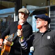 Shantymen - Freddie’s Barnett performing on Ha’penny Pier, Harwich. Picture: David Daisley