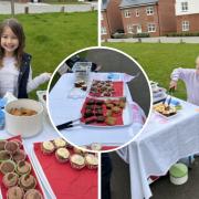 Fundraiser - Erin and her friend raising money for mother-of-four