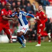 Samson Tovide in action against Leyton Orient last season