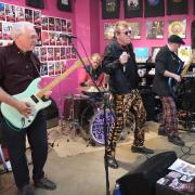 Amazing - The Groovy Arts Club Band performing at HMV in Colchester