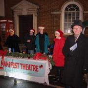 Celebrating - Group at Manningtree Christmas Market