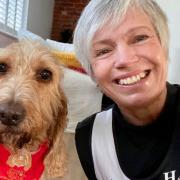 Fun - Dog Rusty and owner Deb Smith will be doing a marathon together next month