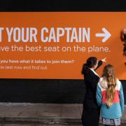 easyJet has launched the campaign by also ‘piloting’ a talking billboard which  features a real-life easyJet pilot strapped to a billboard in Central London on April 3.