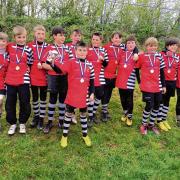 FINISHING THEIR SEASON ON A HIGH: Harwich and Dovercourt’s under-11s.