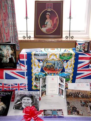 A very comprehensive exhibition of the 60 years of the Queen's reign and more was on display in the Methodist Hall, Manningtree.