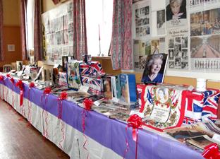A very comprehensive exhibition of the 60 years of the Queen's reign and more was on display in the Methodist Hall, Manningtree.