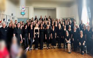 Choir - Harwich Sing Tendring Voices at the fundraising concert on April 13