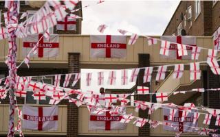 Patriotic - English flags flying