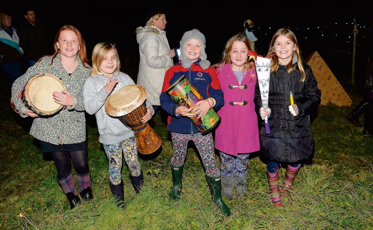 Photographs of the Two Village Primary School Festival of Lights