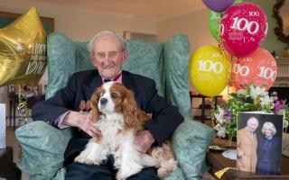 Vice Admiral Sir Thomas Baird has celebrated his 100th birthday (Jane Barlow/PA)