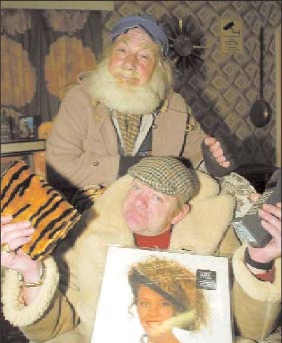 Seeing double - these lookalikes posed as Del Boy and Uncle Albert