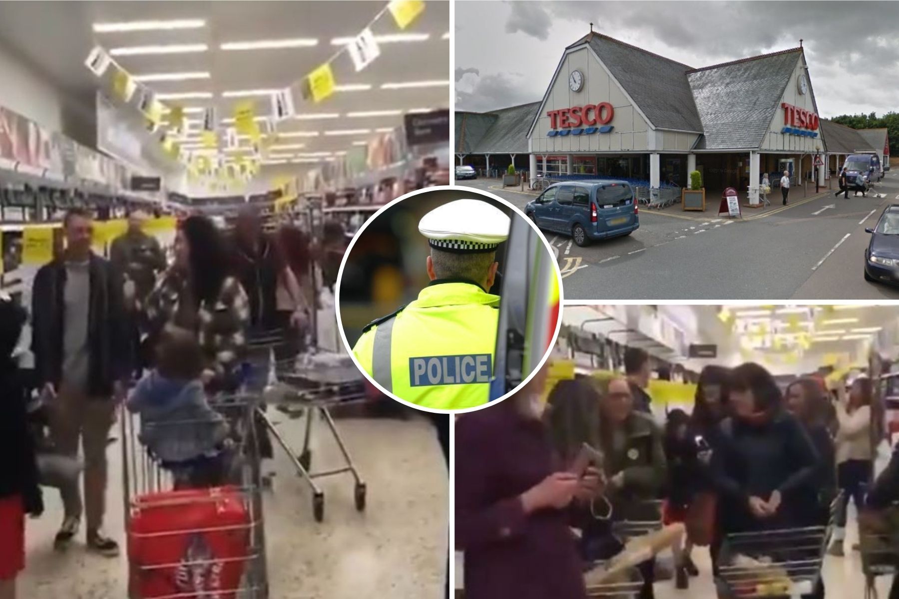 Chelmsford Tesco: Police fine man after 'anti mask' protest