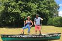 FUNDRAISING EFFORTS: Teresa Yonge and James Perkins will paddle 134 miles on River Stour to raise money for much needed water tanks in Zimbabwe