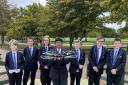 Team - Harwich and Dovercourt High School students with their quadcopter. Picture: Gooderham PR