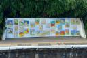 The new mural at Wrabness rail station. Credit: ESSCRP