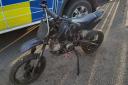 Seized - Police in Harwich seized this off-road bike after residents complained
