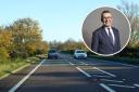 Campaign - Sir Bernard Jenkin has called for the speed limit between Horsley Cross and Harwich to be slashed to 50mph