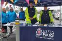 Event - Community support police officers with staff from Essex Pedal Power