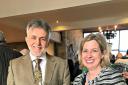 Paul Boden and Helen Pugh, new branch manager at Tetbury