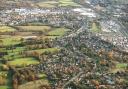 An aerial view of Colchester