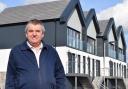 New homes: Tendring Council’s cabinet member for housing Paul Honeywood and the new homes