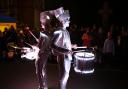 Neon - Spark! performed at the winter light festival. Picture: Simon Wild