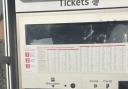 Trashed - Mistley train station ticket machine was broken into and robbed.