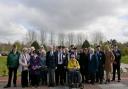 Commemorative - The veterans visited the arboretum to honour lost servicemen and women