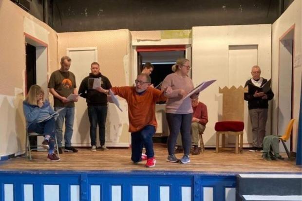 REHEARSALS MODE: Actors from the Brantham Amateur Theatrical Society are practising around the clock for the panto