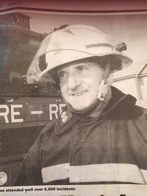 Hero - Dudley Bones, of Mistley, died at the age of 80 after spending more than 30 years as a firefighter