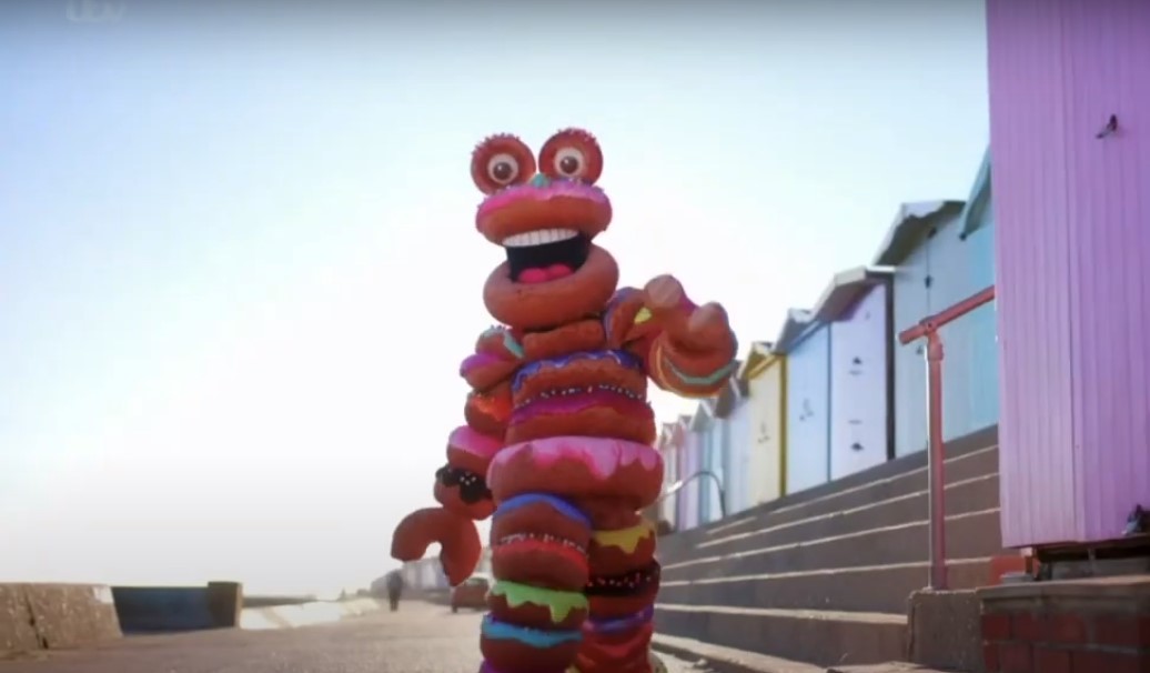 Last weekend’s episode of The Masked Singer showed clips which had been filmed along Walton’s seafront. Picture: ITV