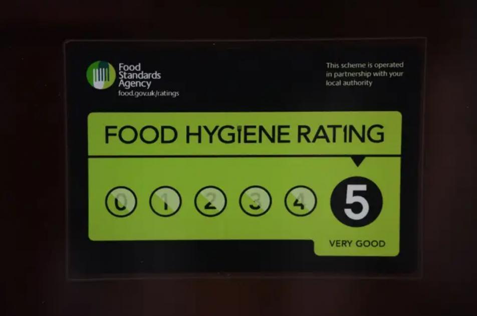 Food hygiene ratings handed out by Tendring Council 