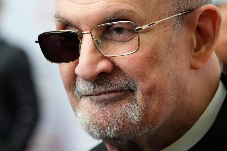 Salman Rushdie honoured after first in-person appearance after stabbing